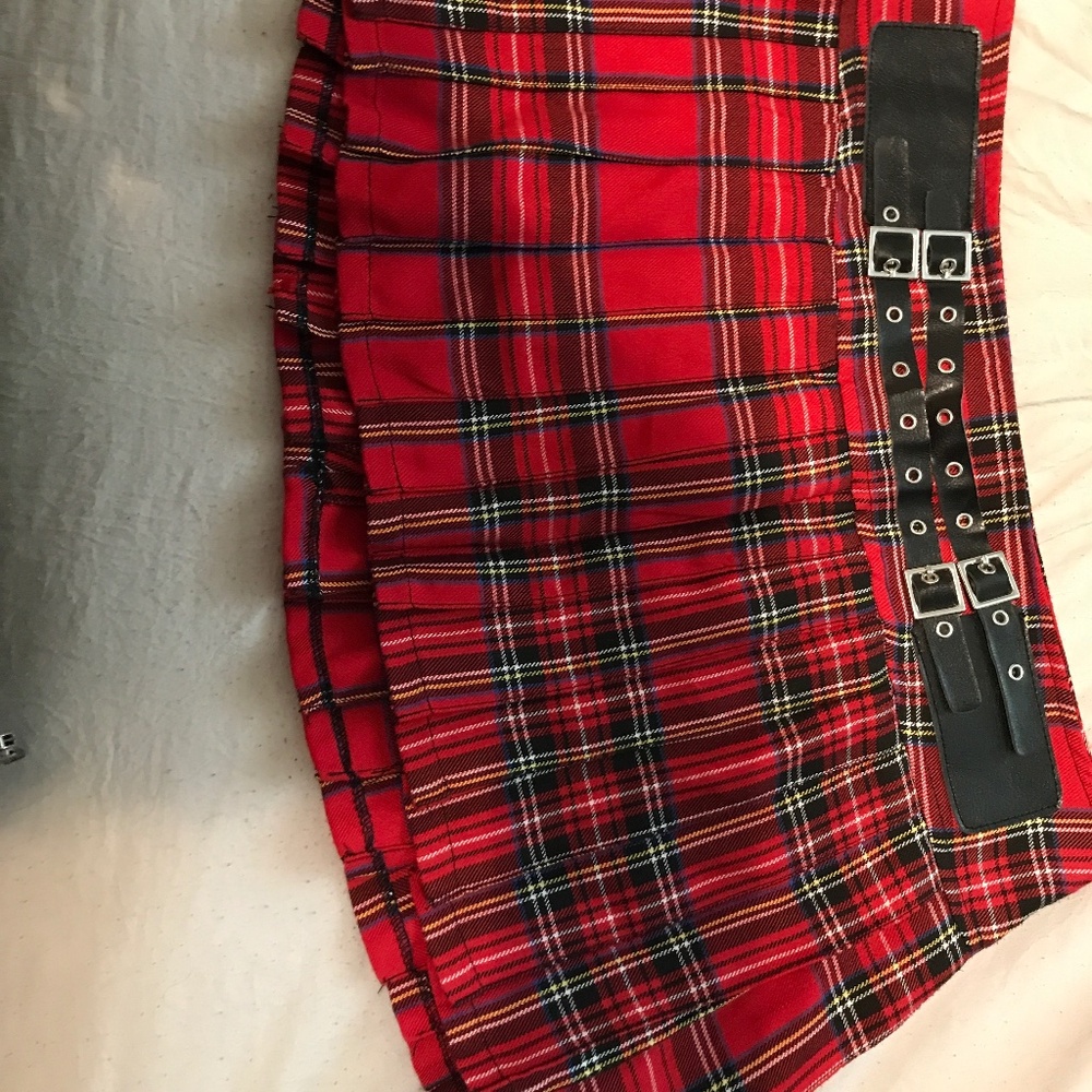 Tripp plaid mini skirt size medium